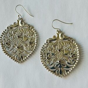 Sterling silver earrings.